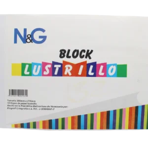BLOCK PAPEL LUSTRILLO - COD: B12